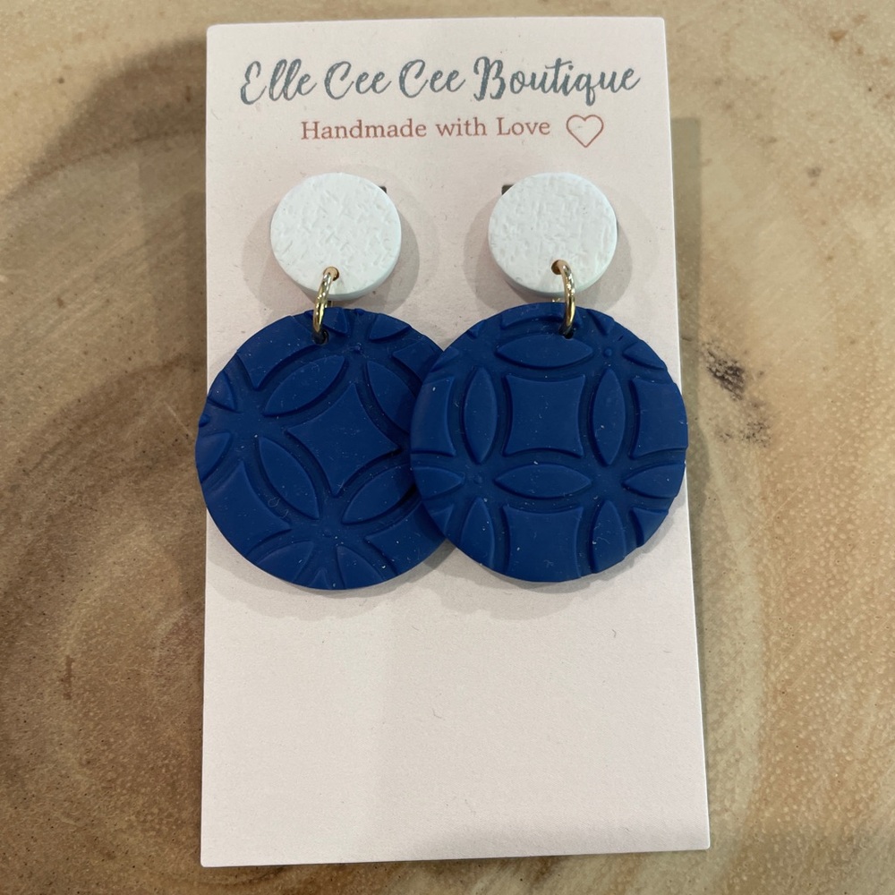 NWT Nautical Earrings--Handmade Polymer Clay Earrings